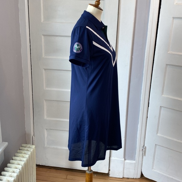 NWT Polo Ralph Lauren Wimbledon Chevron Performance Polo Dress, Size M - Picture 10 of 16